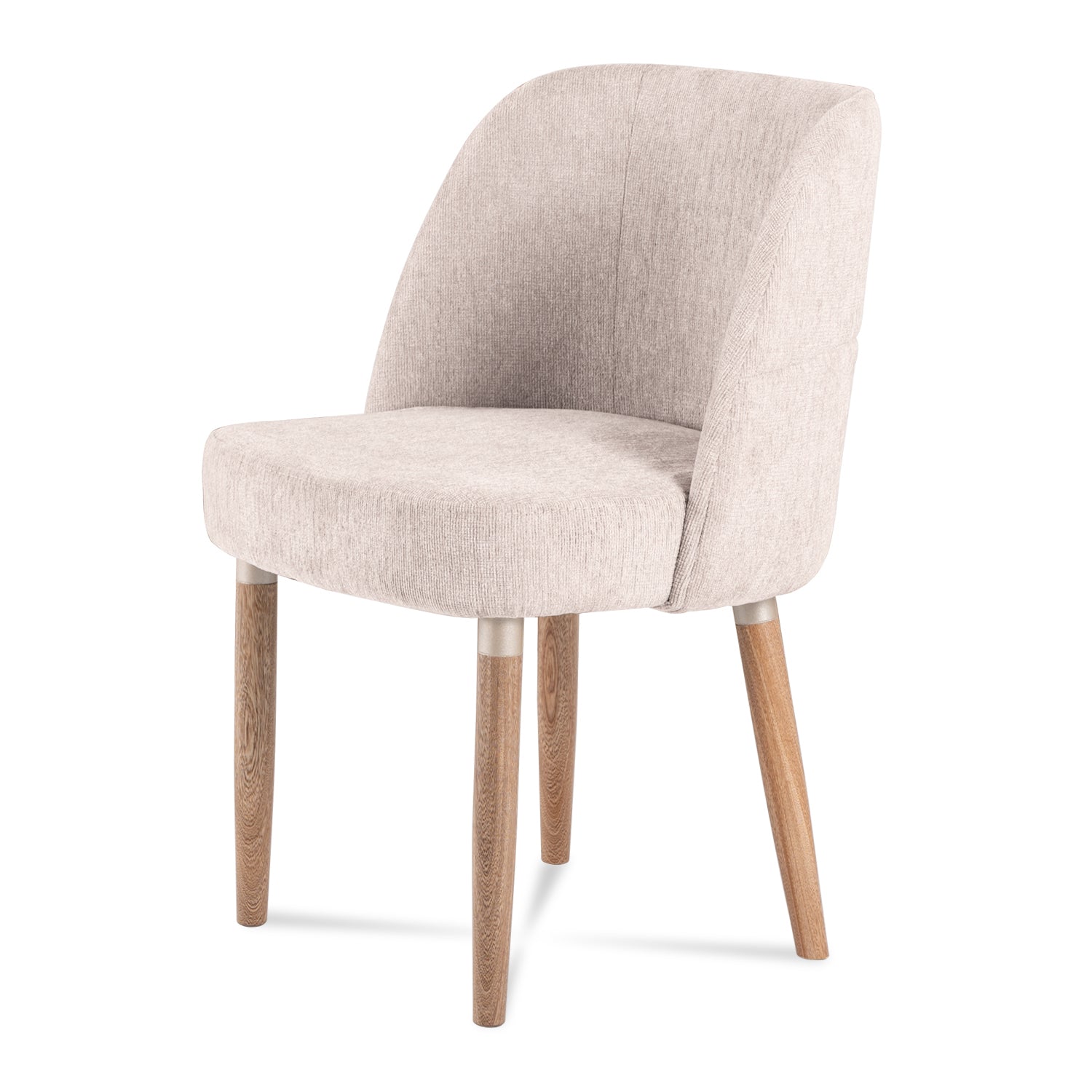 Comedor 6 Puestos Nicole Lino Yorkhome Beige, Natural