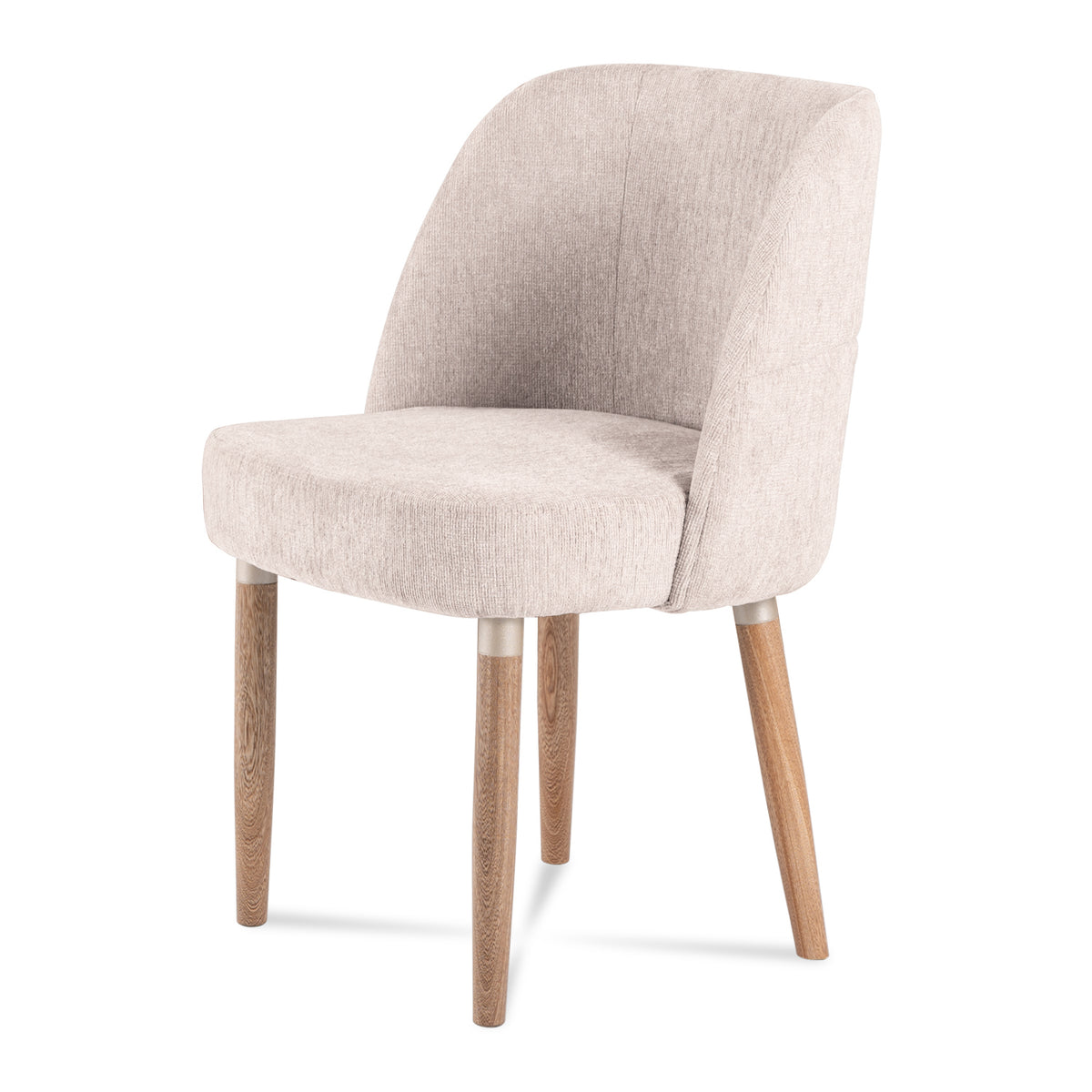 Comedor 6 Puestos Nicole Lino Yorkhome Beige, Natural
