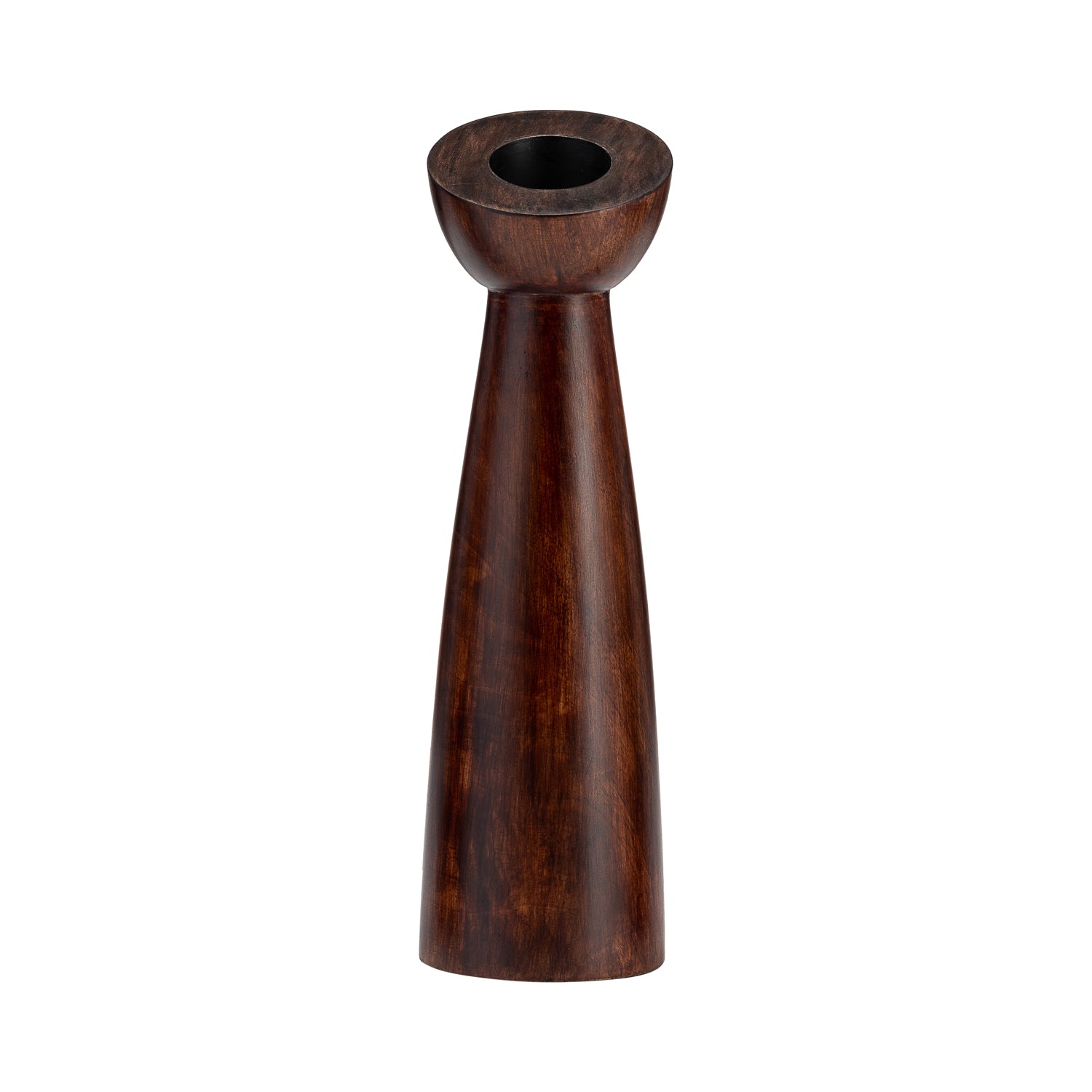 Candelabro 28X8X8  Cafe Madera