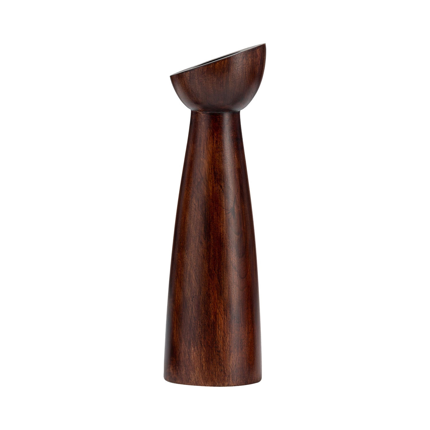 Candelabro 28X8X8  Cafe Madera