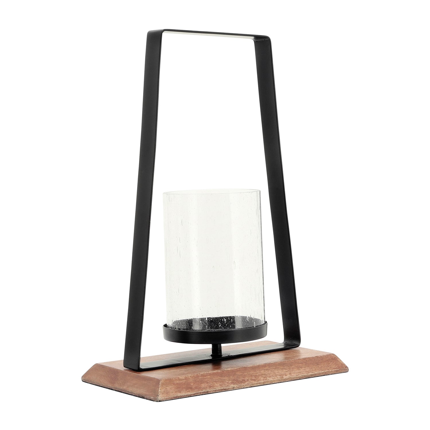Candelabro 43X30X13  Negro Metalico Natural