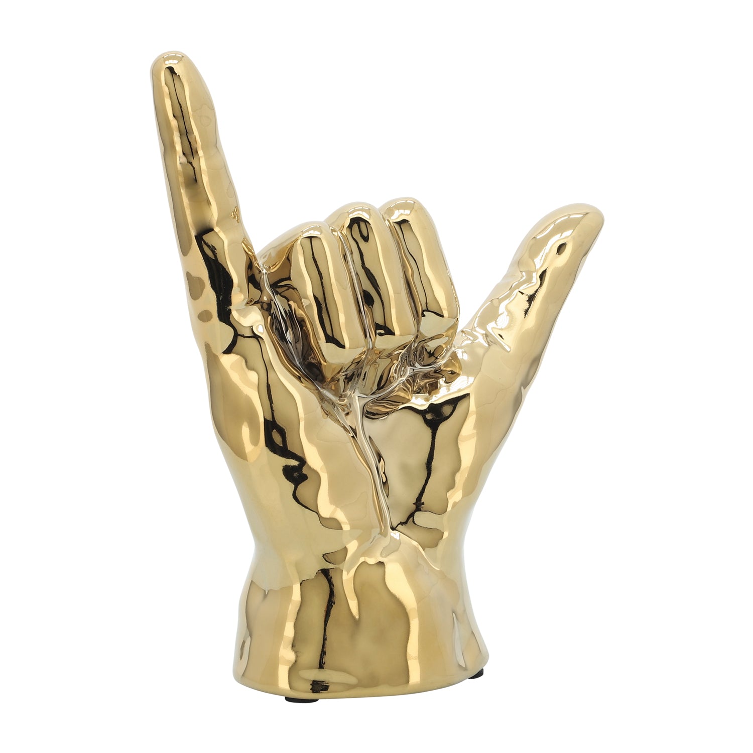 Figura 18X15 Dorado Mano