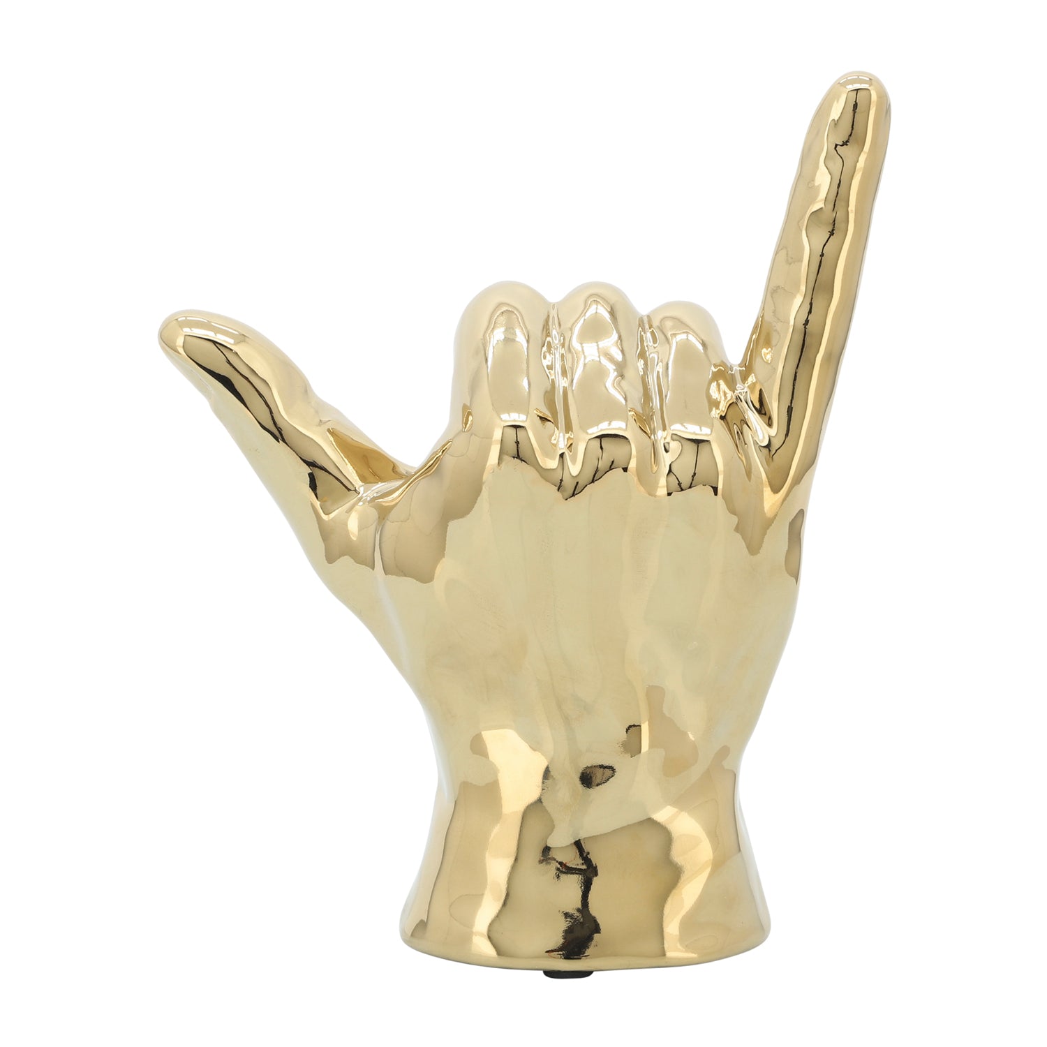Figura 18X15 Dorado Mano