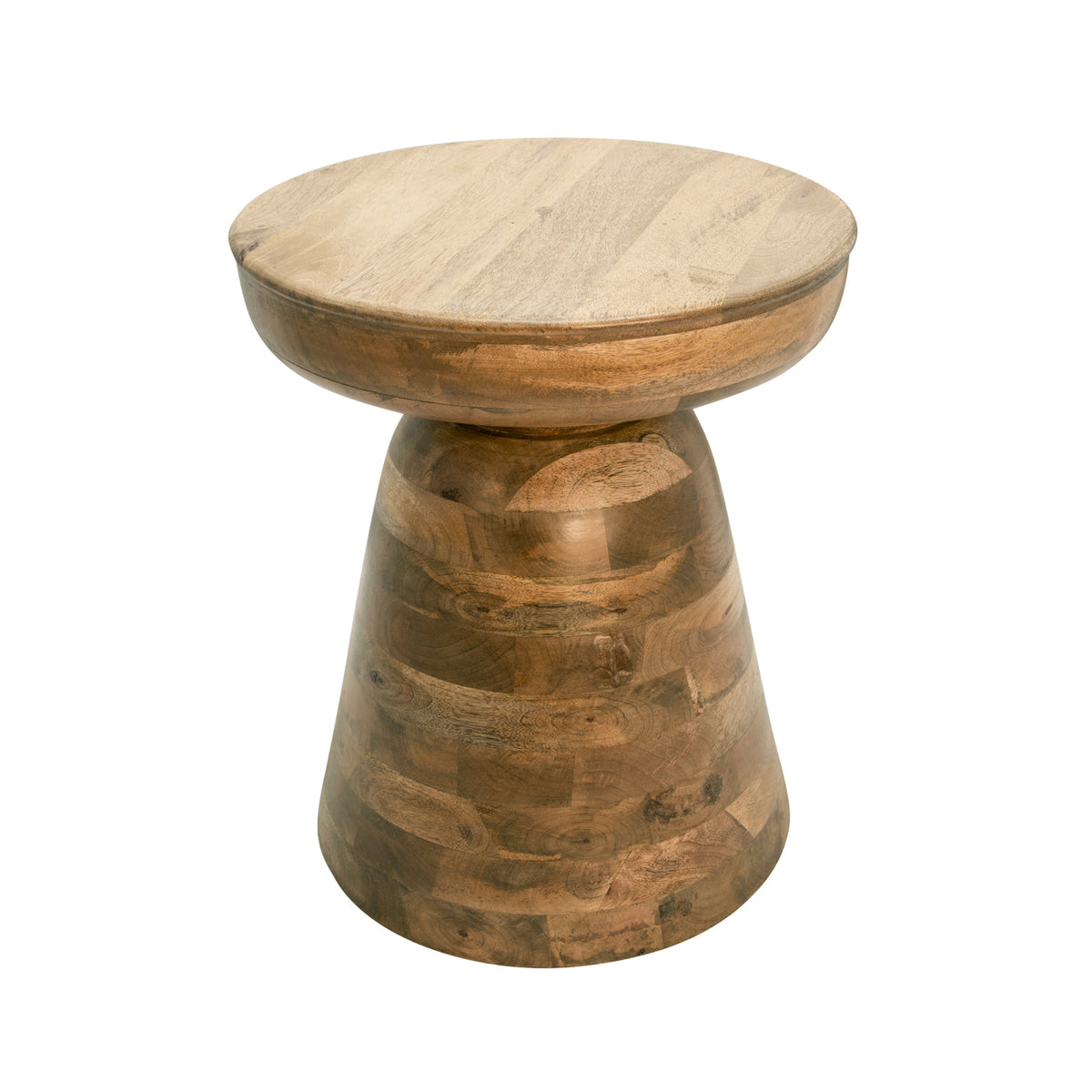 Mesa Auxiliar Luigi 48X41  Cafe Natural