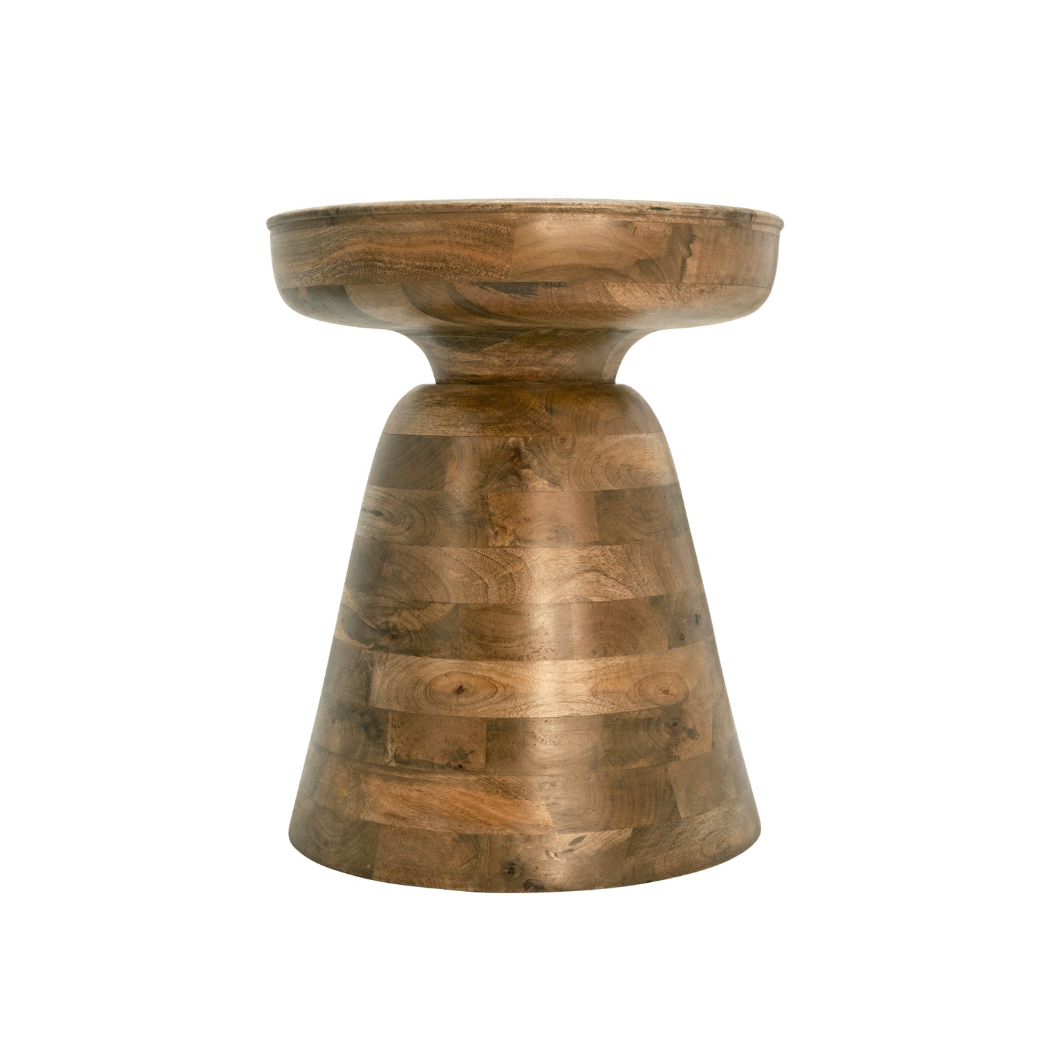 Mesa Auxiliar Luigi 48X41  Cafe Natural