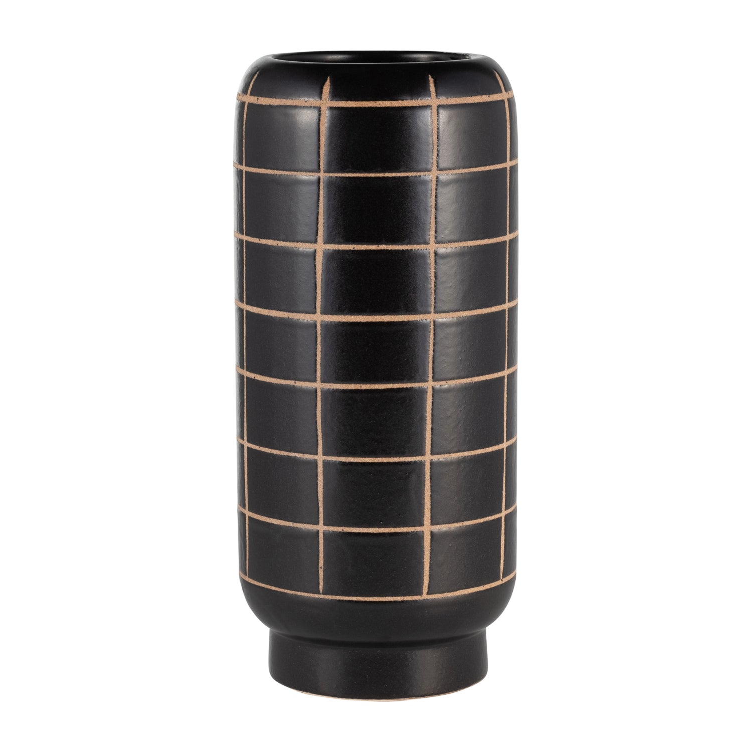 Jarron 33X15  Negro