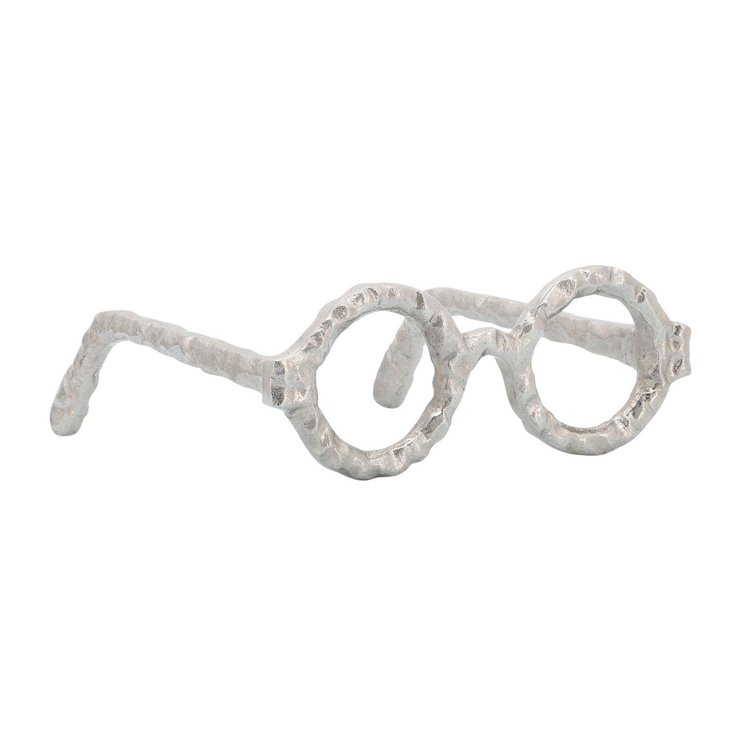 Figura 18X18X8  Plateado Gafas