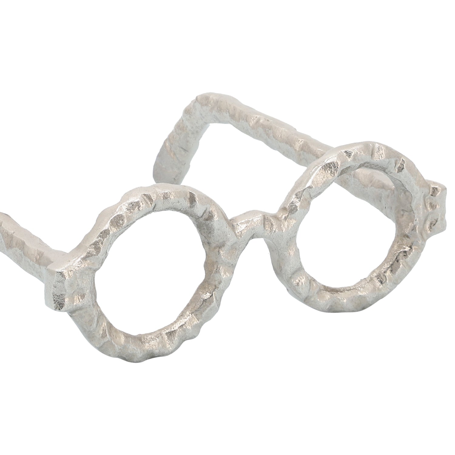 Figura 18X18X8  Plateado Gafas