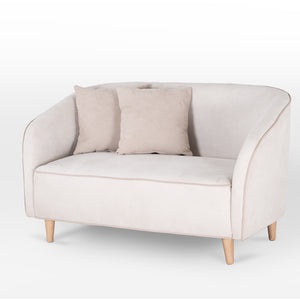 Juego de Sala Oporto Lino Kazan Beige, Camel y Natural