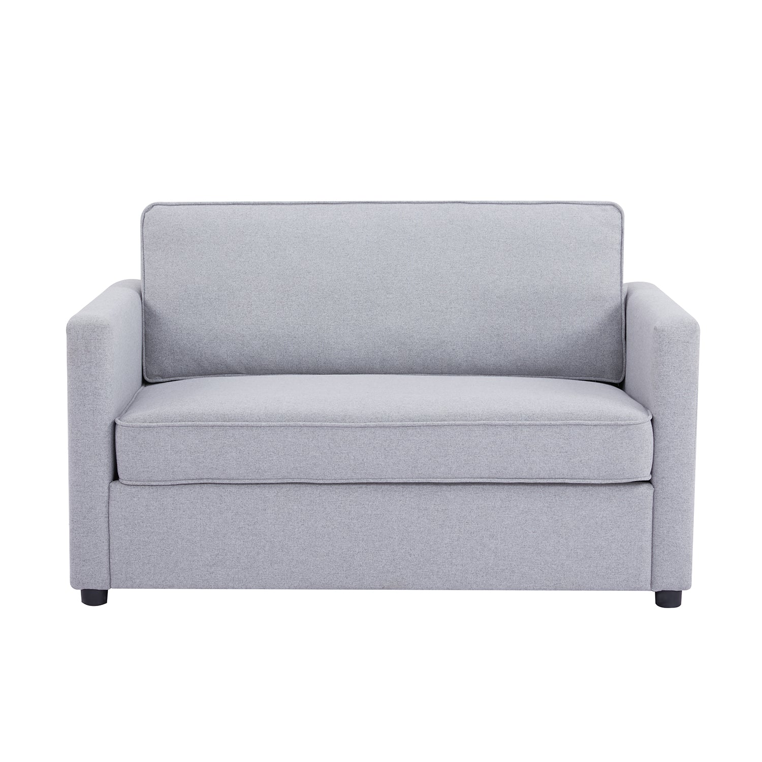 Sofa Cama Soho Microfibra Gris Plata