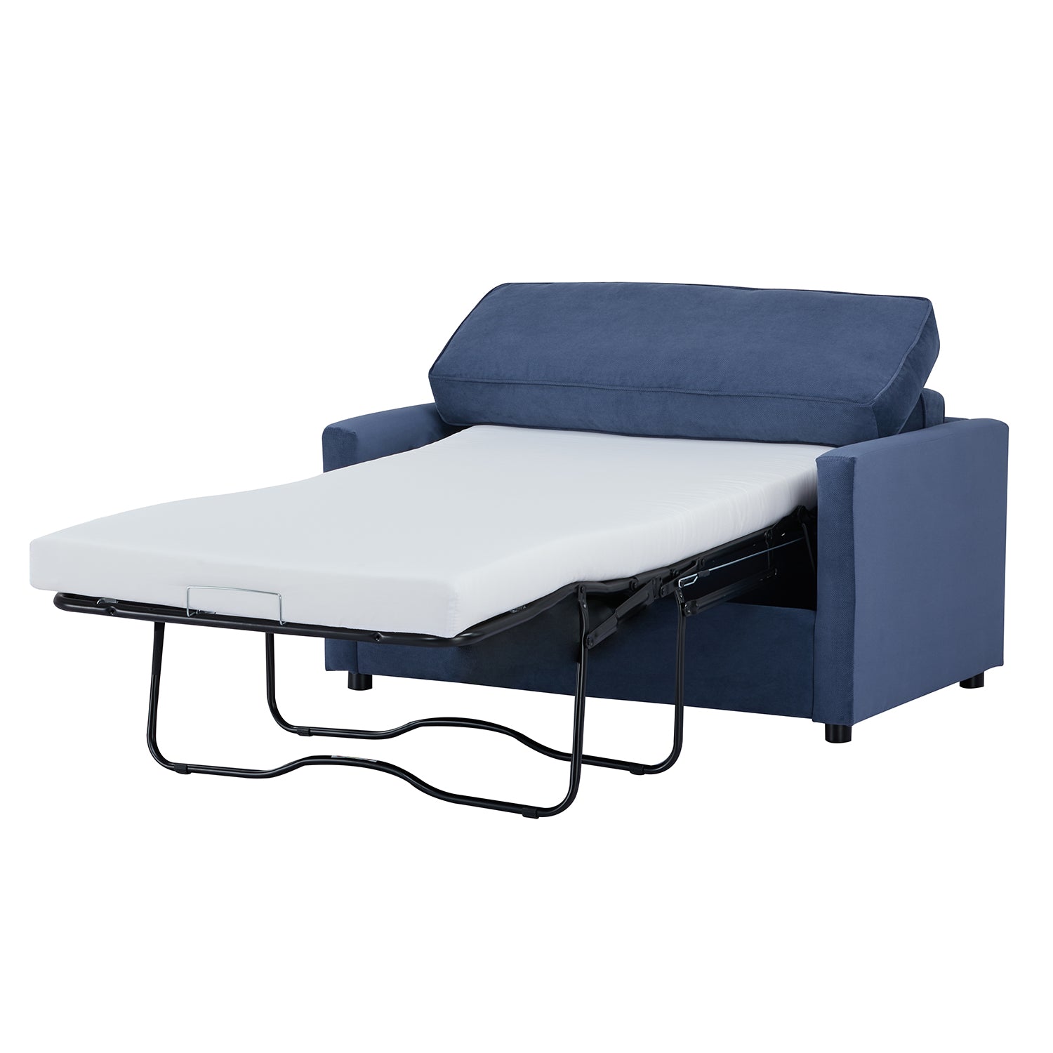 Sofa Cama Soho Microfibra Azul