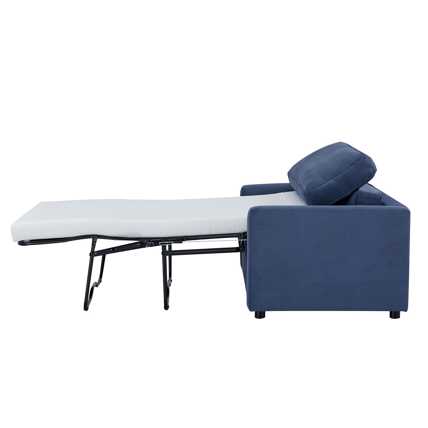 Sofa Cama Soho Microfibra Azul