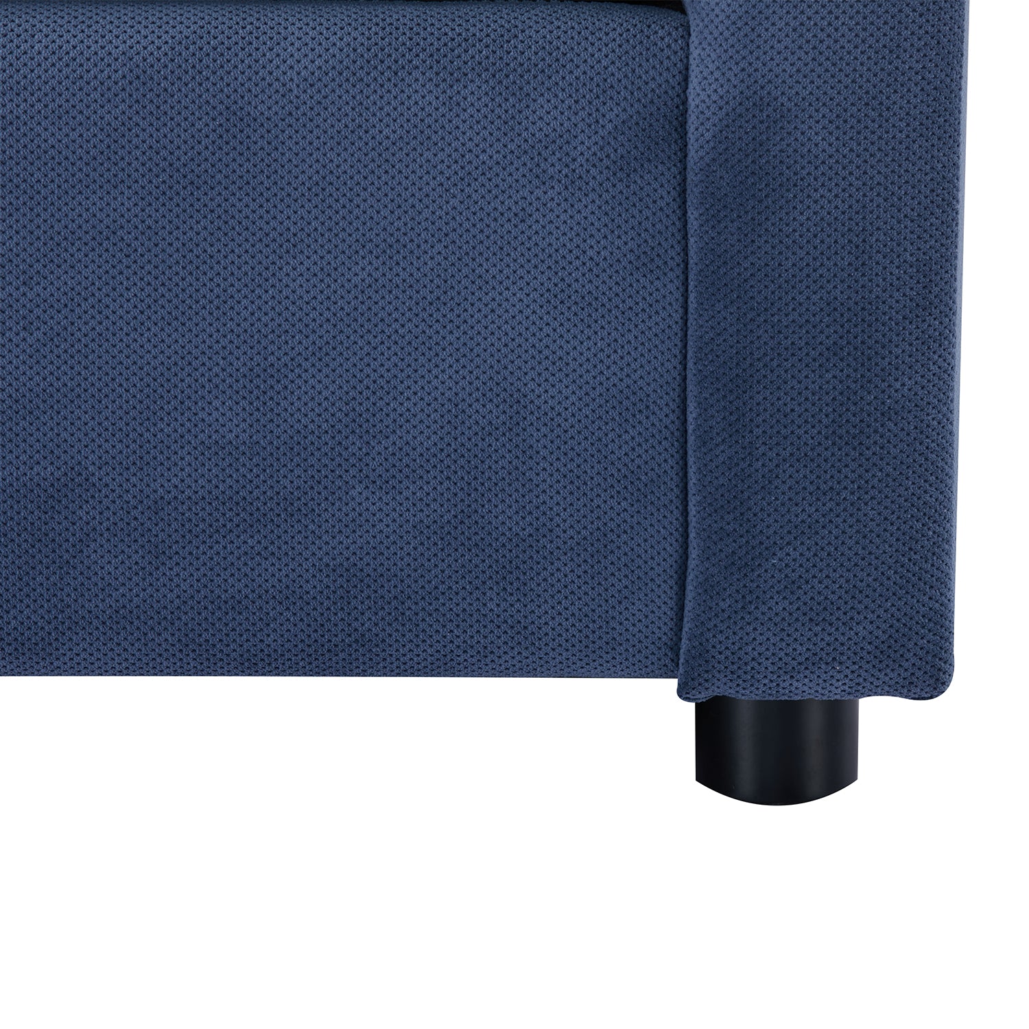 Sofa Cama Soho Microfibra Azul
