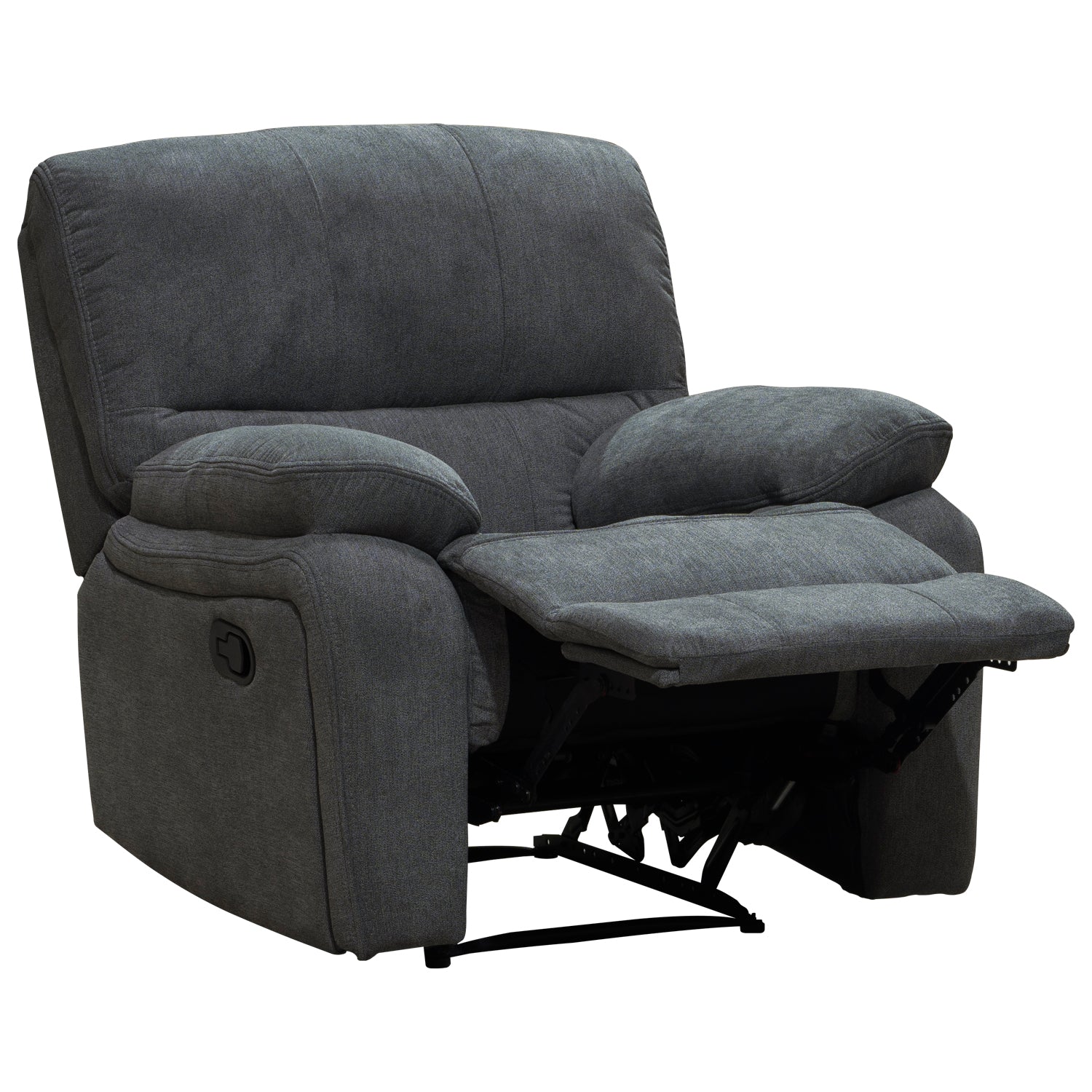 Sillón Reclinable Star Microfibra Nakano Humo