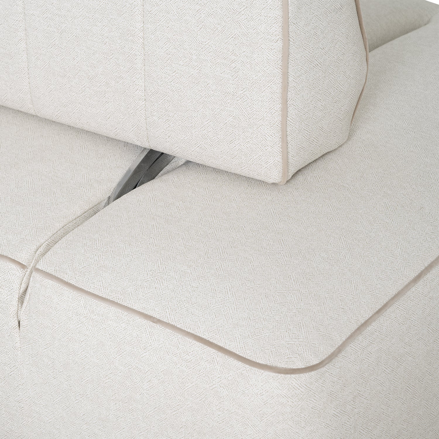 Sofá Cama Sidney Eurolino Vitore Marfil, Natural