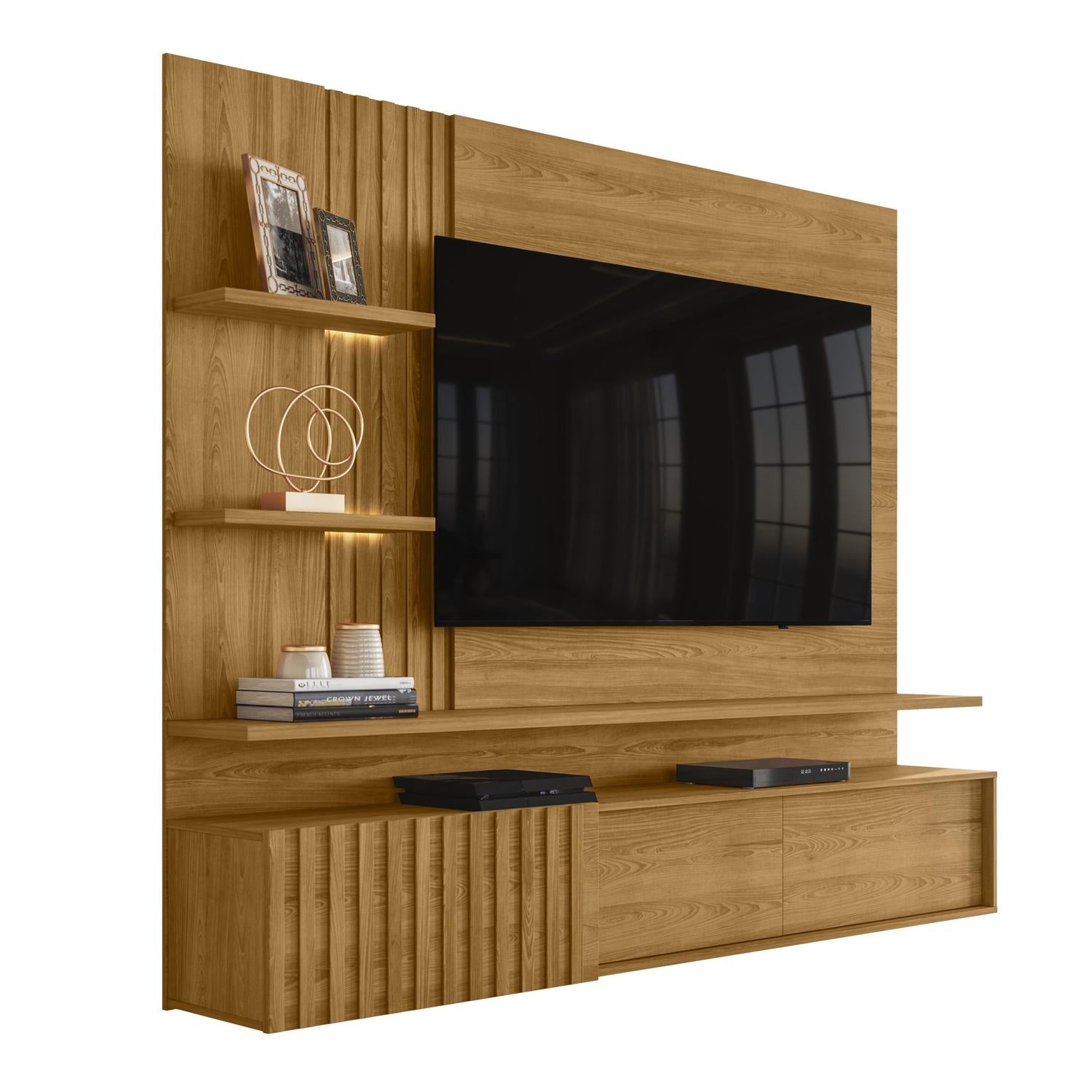 Panel de Tv Bruno 200X167X35 Natural