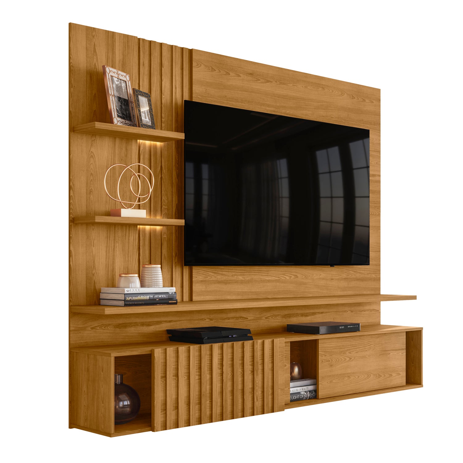 Panel de Tv Bruno 200X167X35 Natural