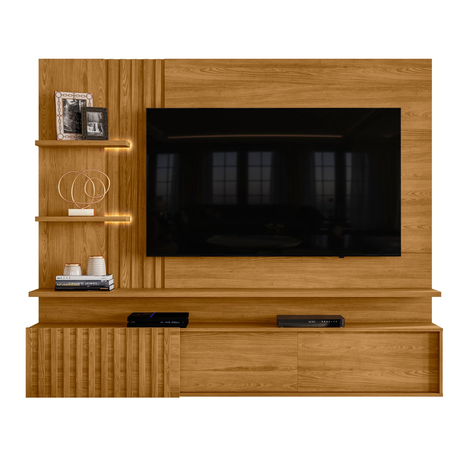 Panel de Tv Bruno 200X167X35 Natural