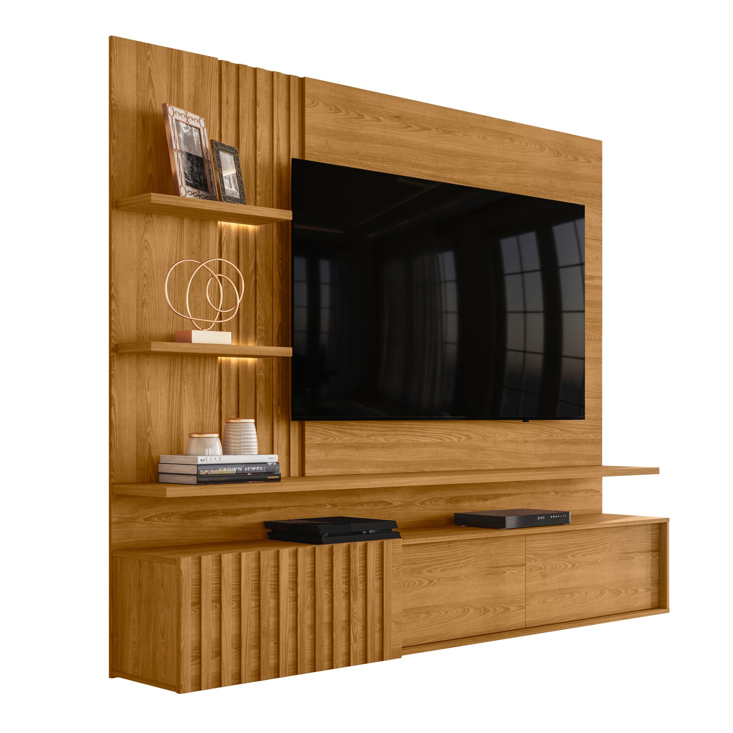 Panel de Tv Bruno 200X167X35 Natural