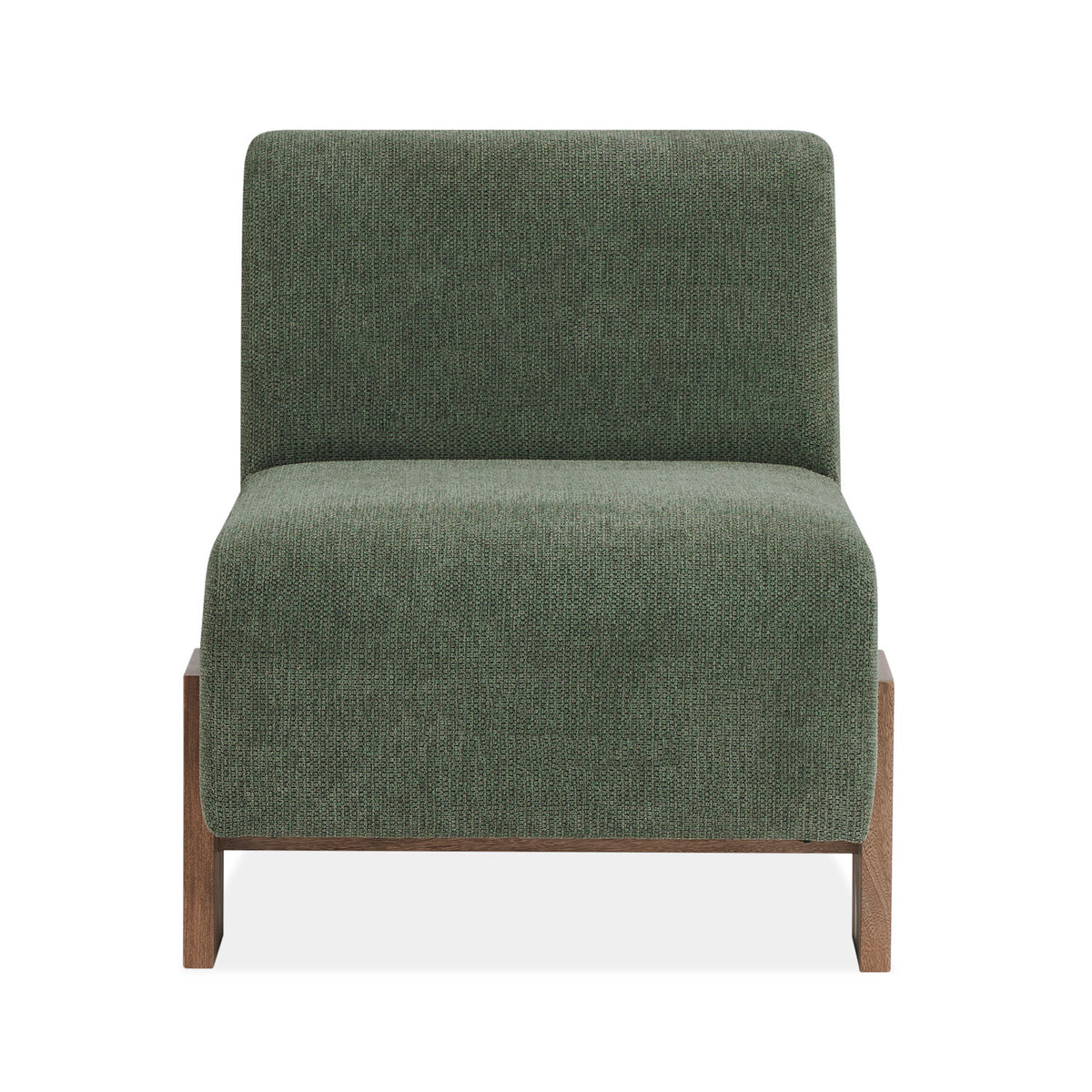 Poltrona Denver Lino Verde, Natural