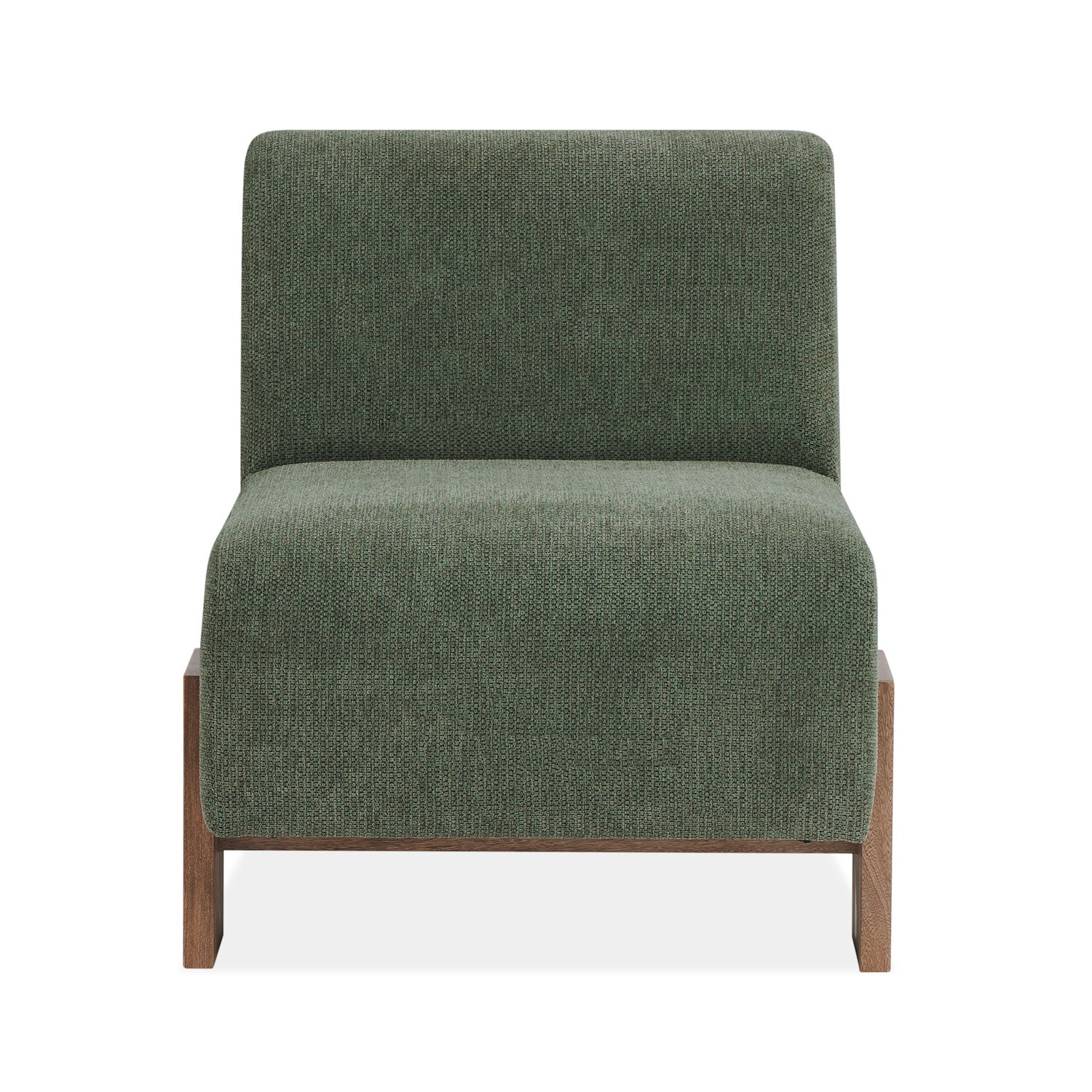 Poltrona Denver Lino Verde, Natural