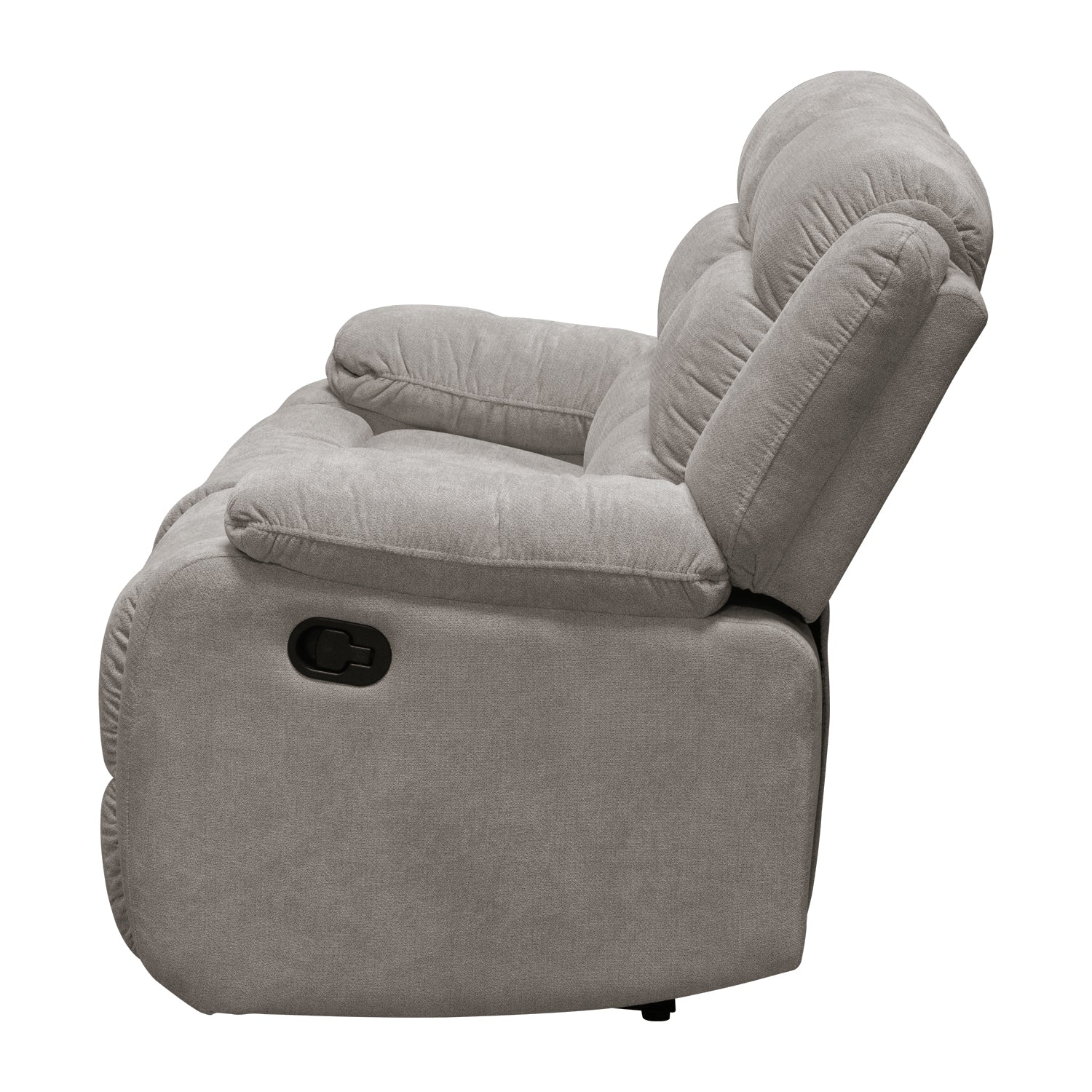 Sofá Reclinable 2 Puestos Nico Microfibra Beige