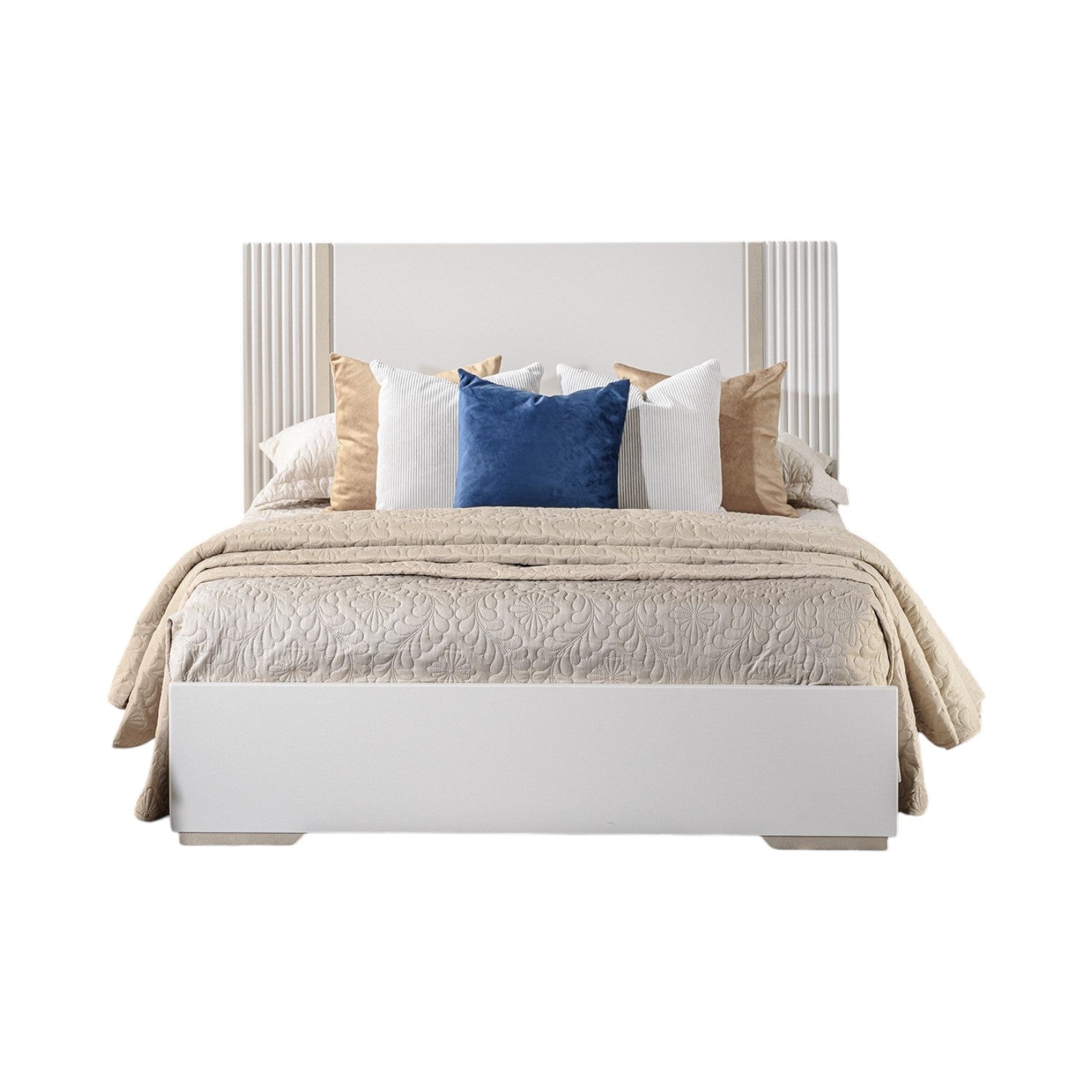 Alcoba Queen Almeira Greige, Champaña