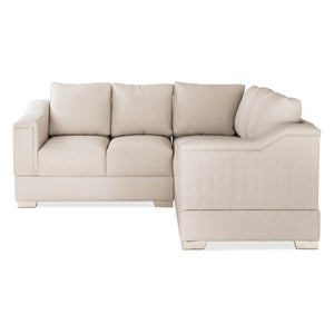 Sala en L Montier Eurolino Beige, Champaña