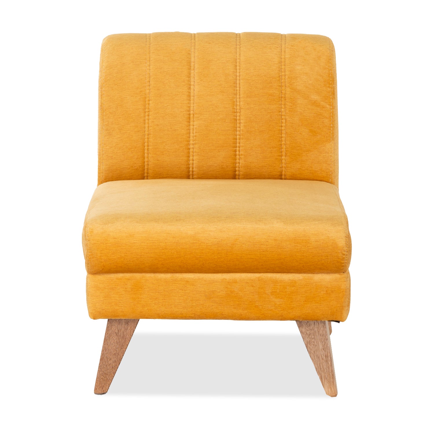 Poltrona Lugo Velvet Suprema Ginger, Natural