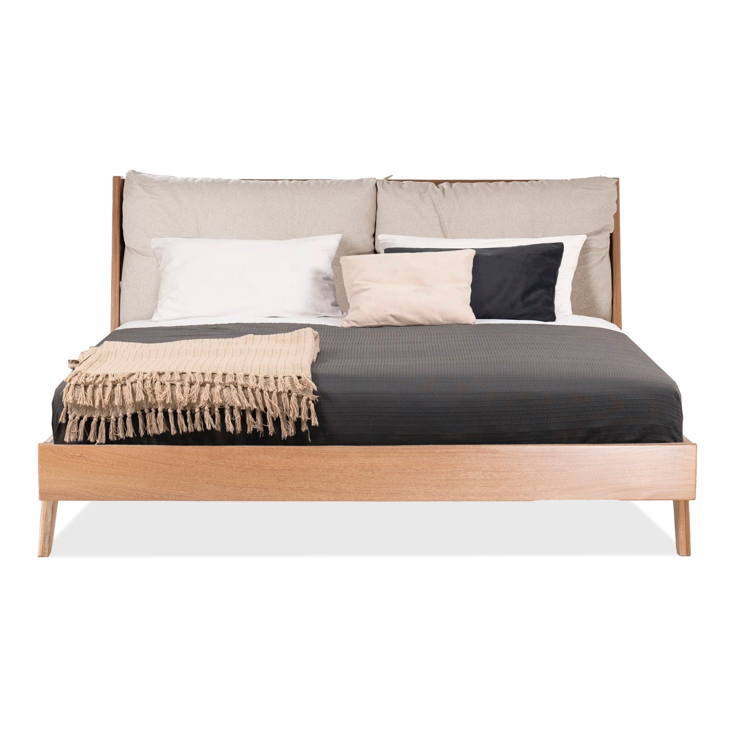 Cama Semi Doble Alky Crudo, Natural