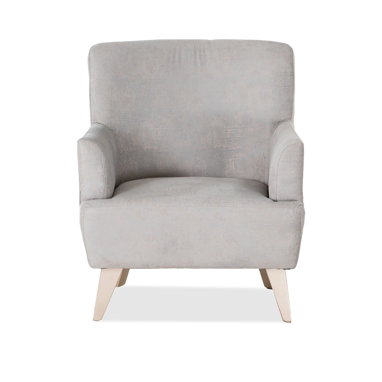 Poltrona Alissa Lino Kingston Gris, Champaña
