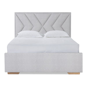 Cama Semi Doble Vallarta Eurolino Gris, Natural