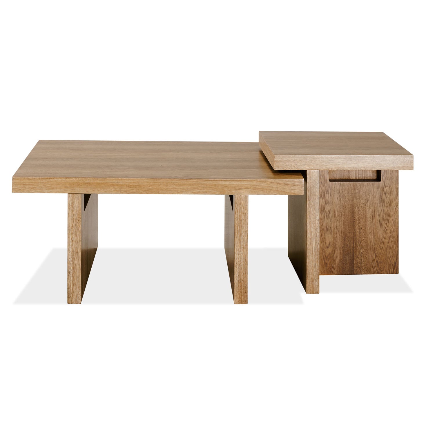Mesa De Centro Montana Natural Cuadrada