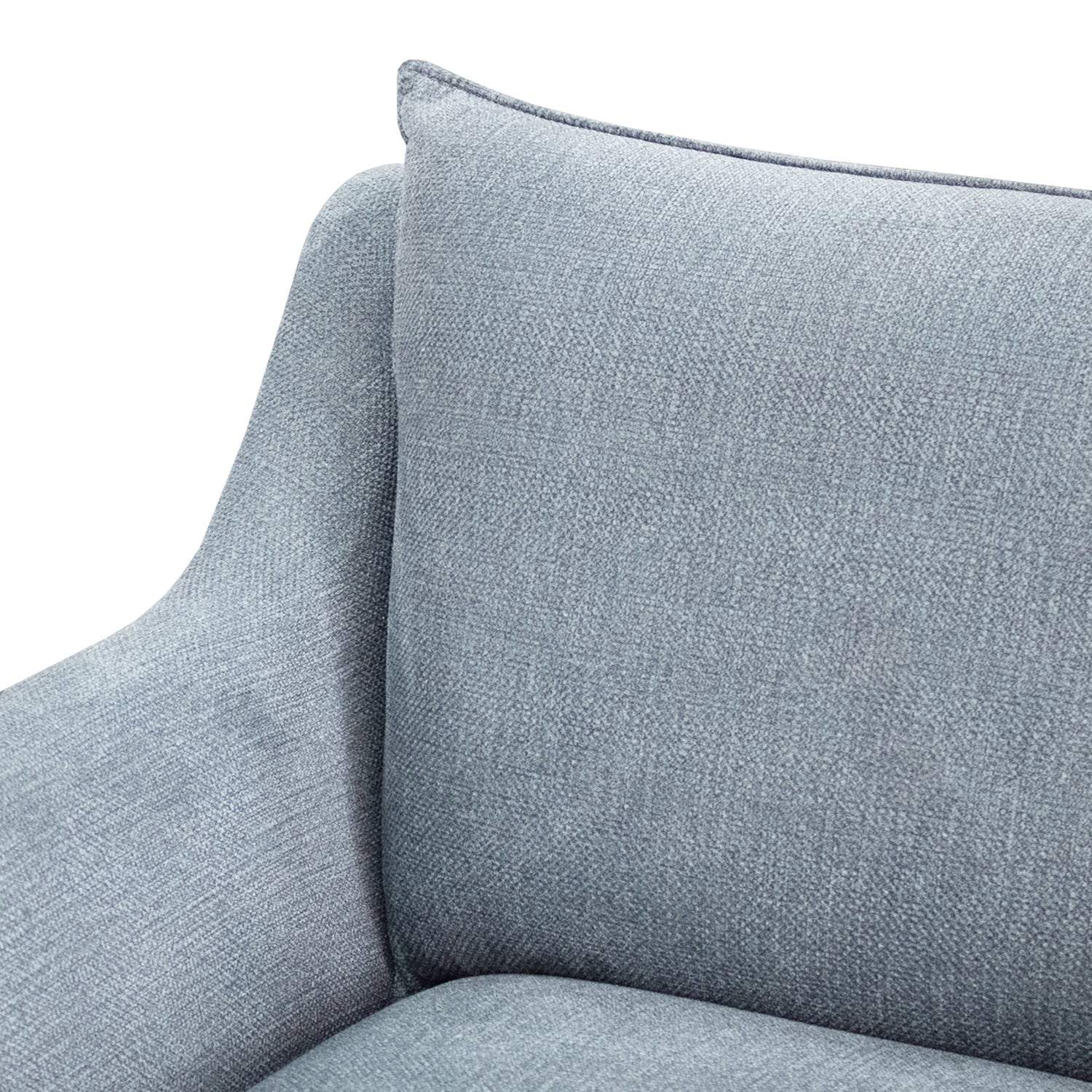 Poltrona Vicco Velvet Chalet Acero, Natural