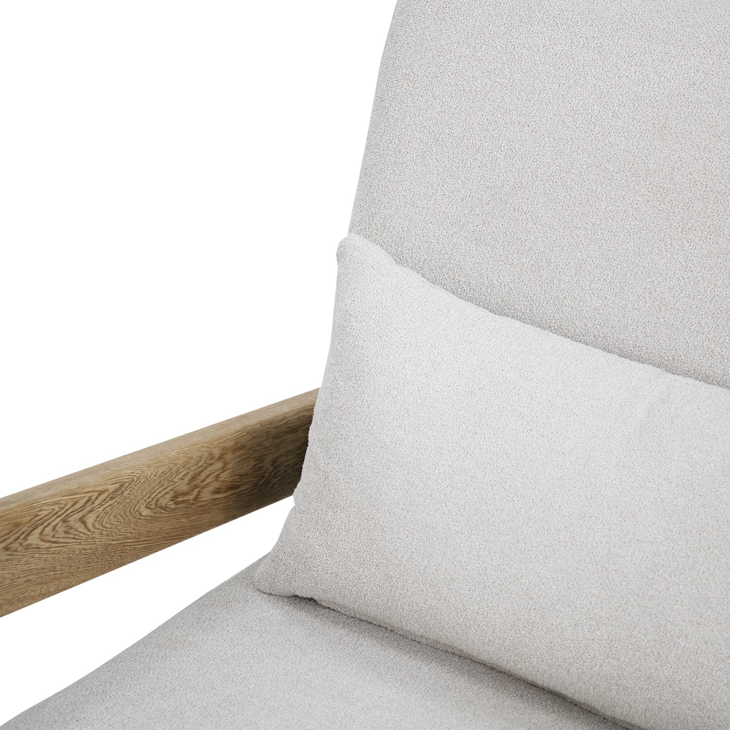 Poltrona Gaudi Boucle Azuay Beige, Natural