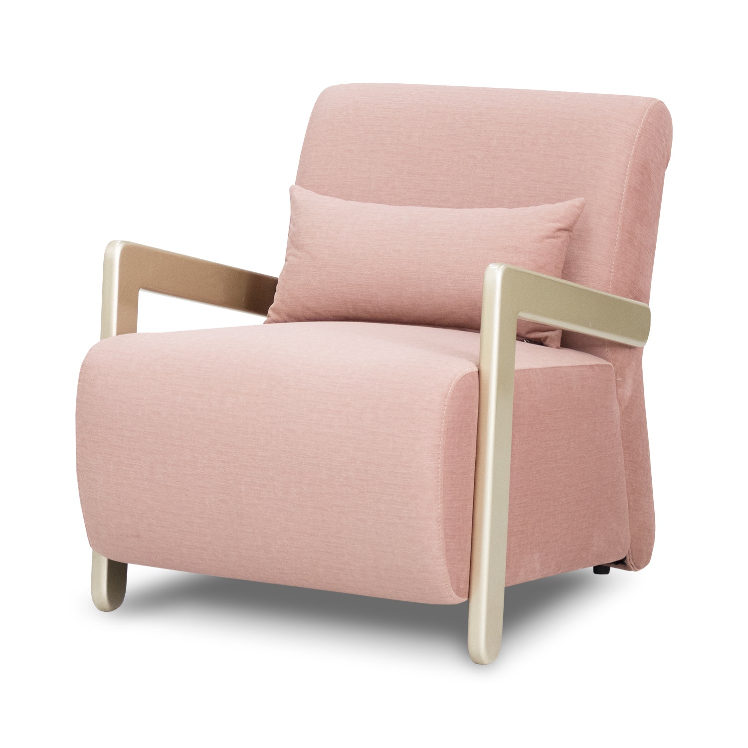 Poltrona Gaudi Velvet Stanley Coral, Champaña