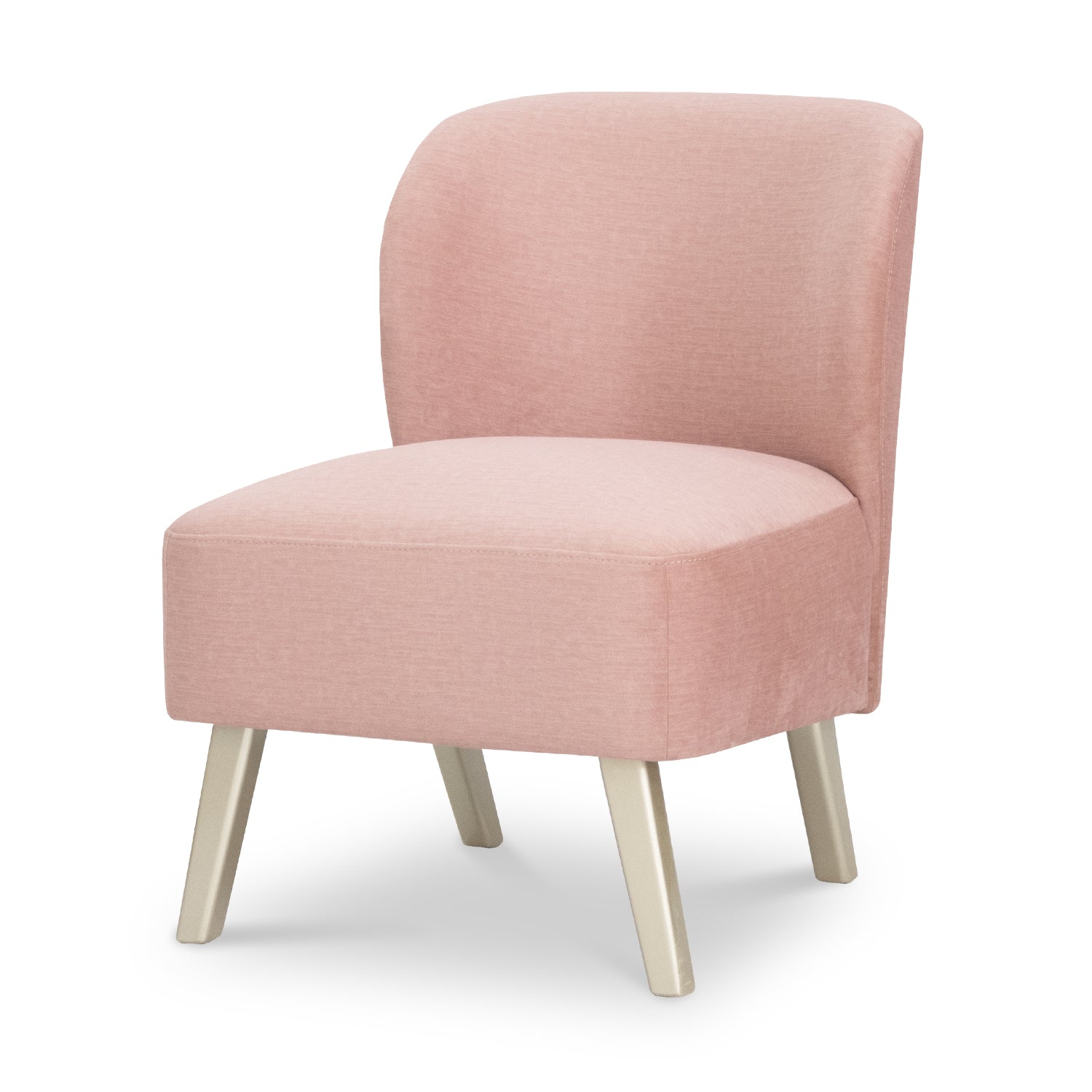 Poltrona Emma Velvet Stanley Coral, Champaña