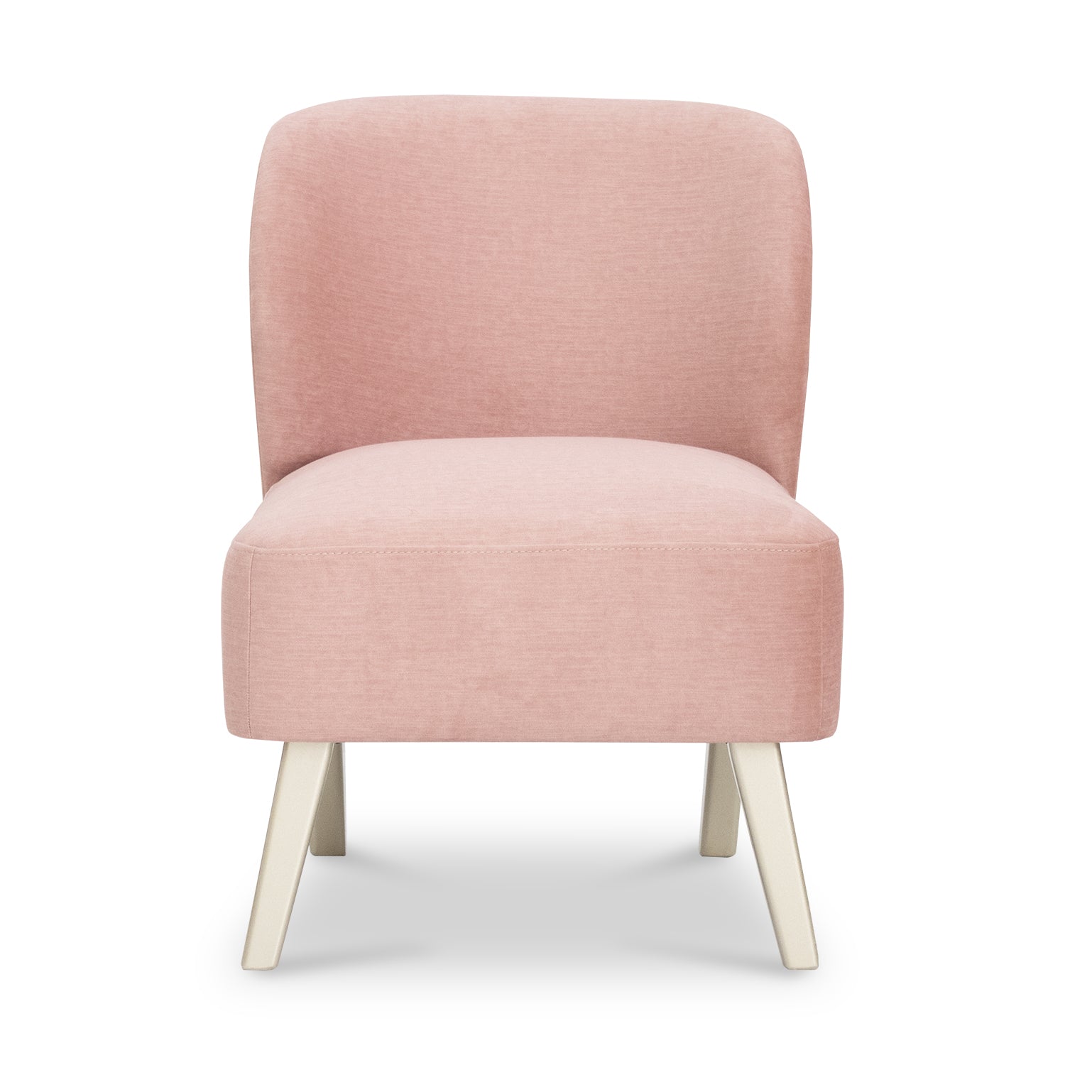 Poltrona Emma Velvet Stanley Coral, Champaña