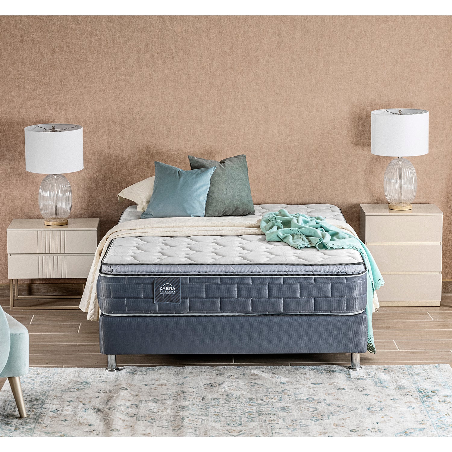 Colchón Doble Lexus Pillow Top (Garantía 15 Años) + Somier Par