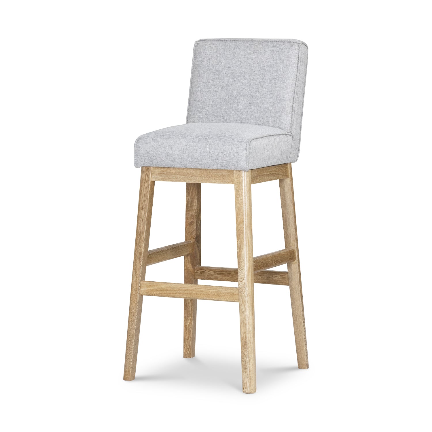 Silla Para Barra Gael Lino Icono Plata, Natural