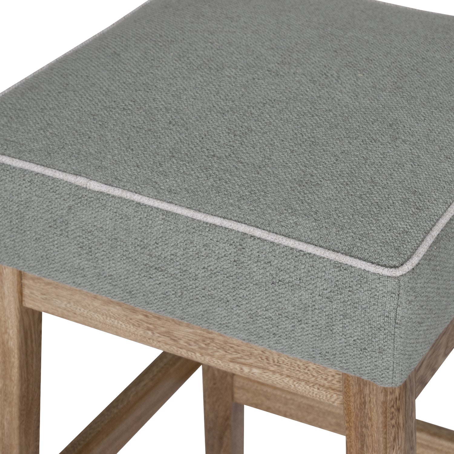 Silla Para Barra Dalton Lino Verona Oliva, Natural