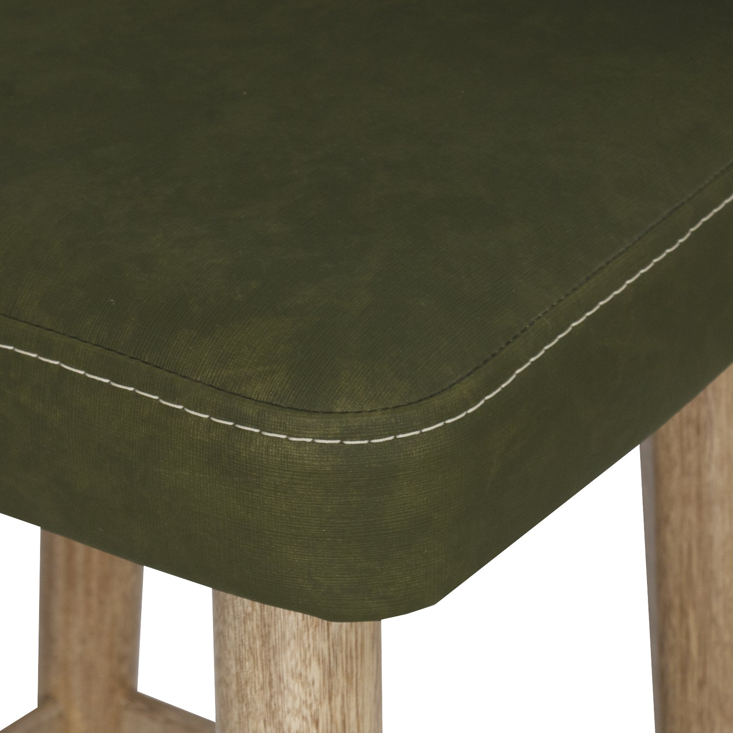 Silla para Barra Camille Eurolino Hyggen Verde, Natural
