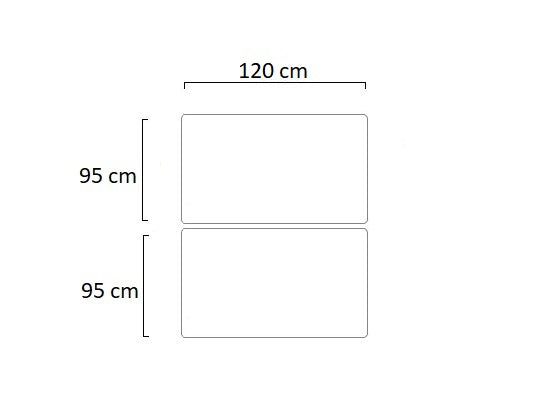 Base Cama Semi Doble Vibrant Tabaco Dividido