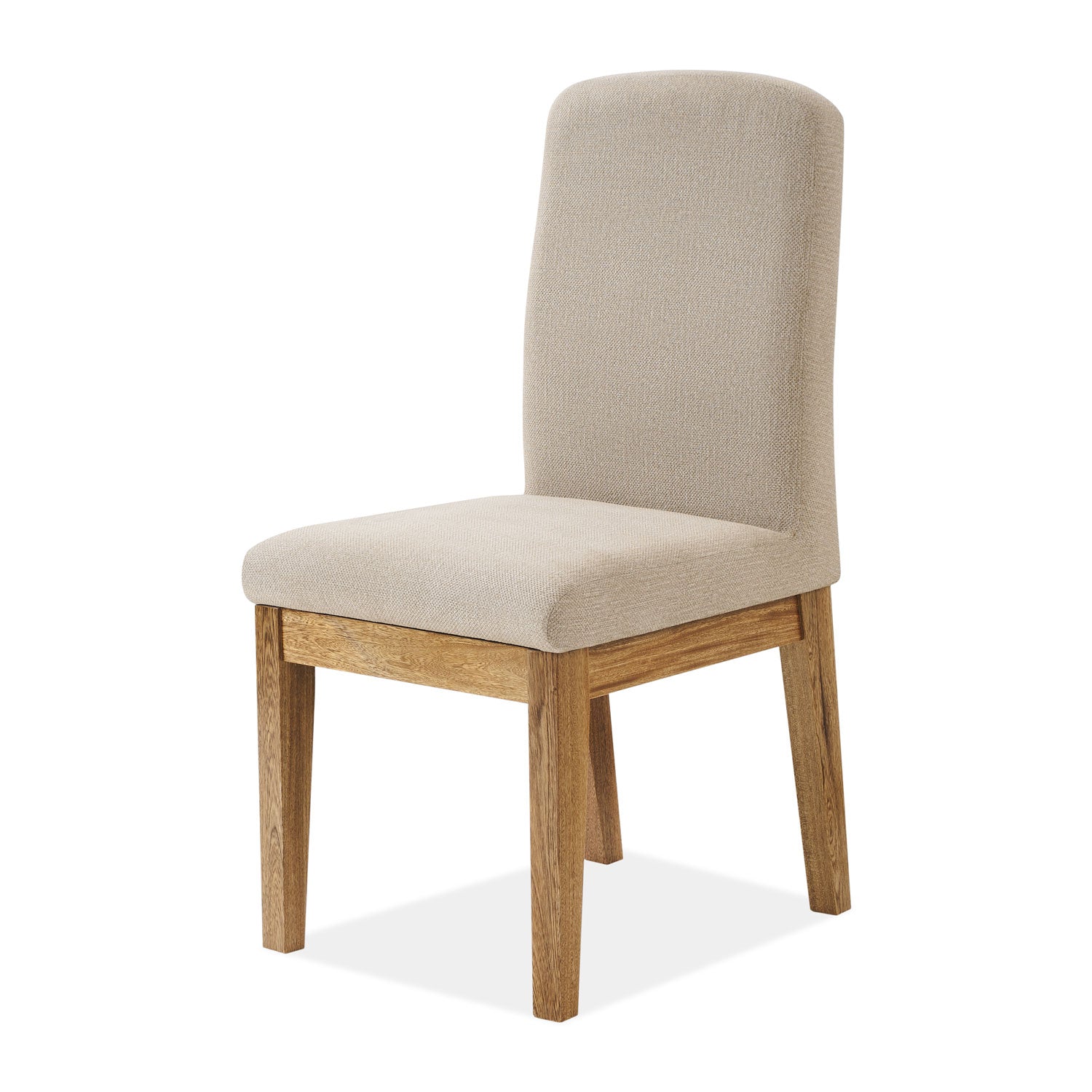 Comedor 4 Puestos Milu Microfibra Beige, Natural