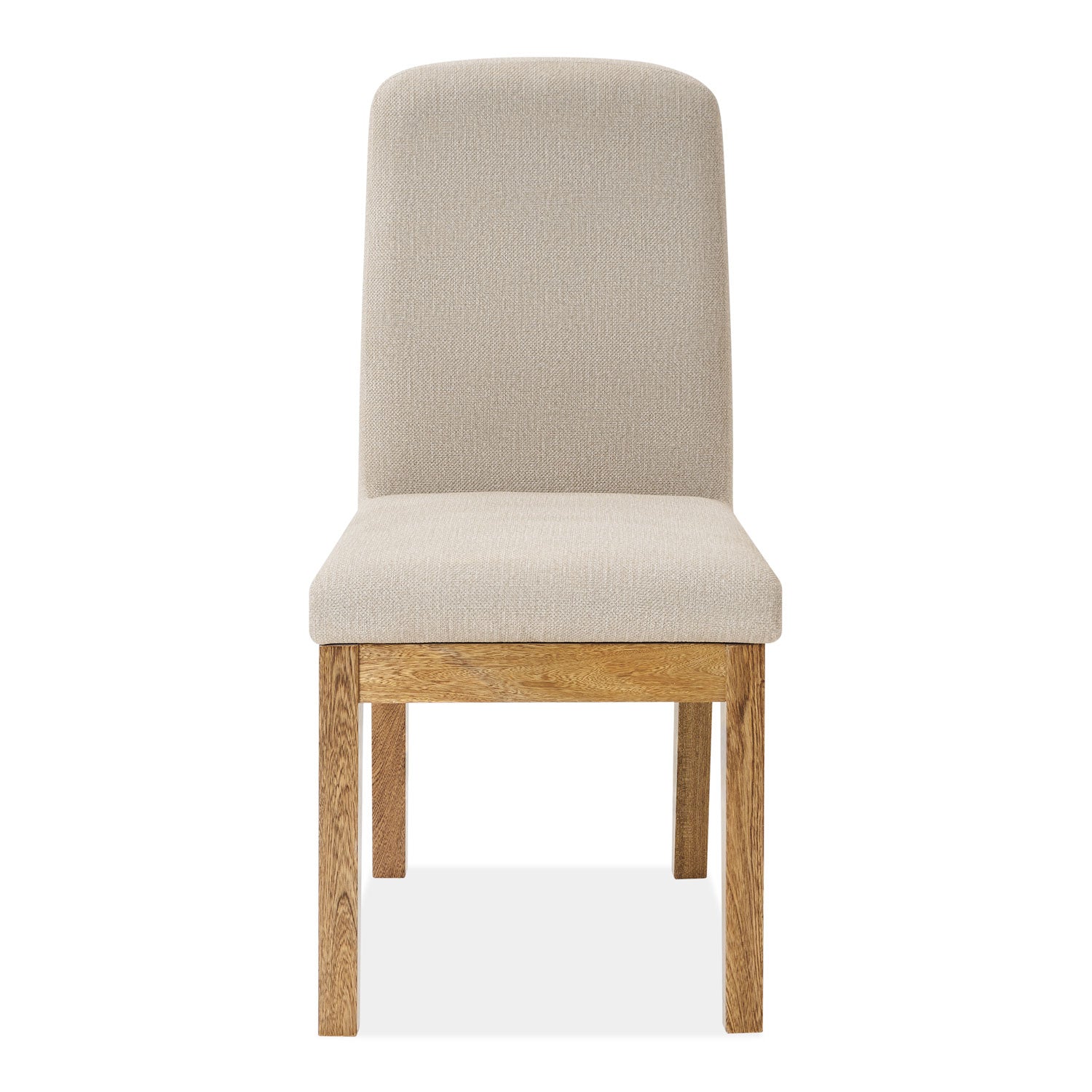 Comedor 4 Puestos Milu Microfibra Beige, Natural