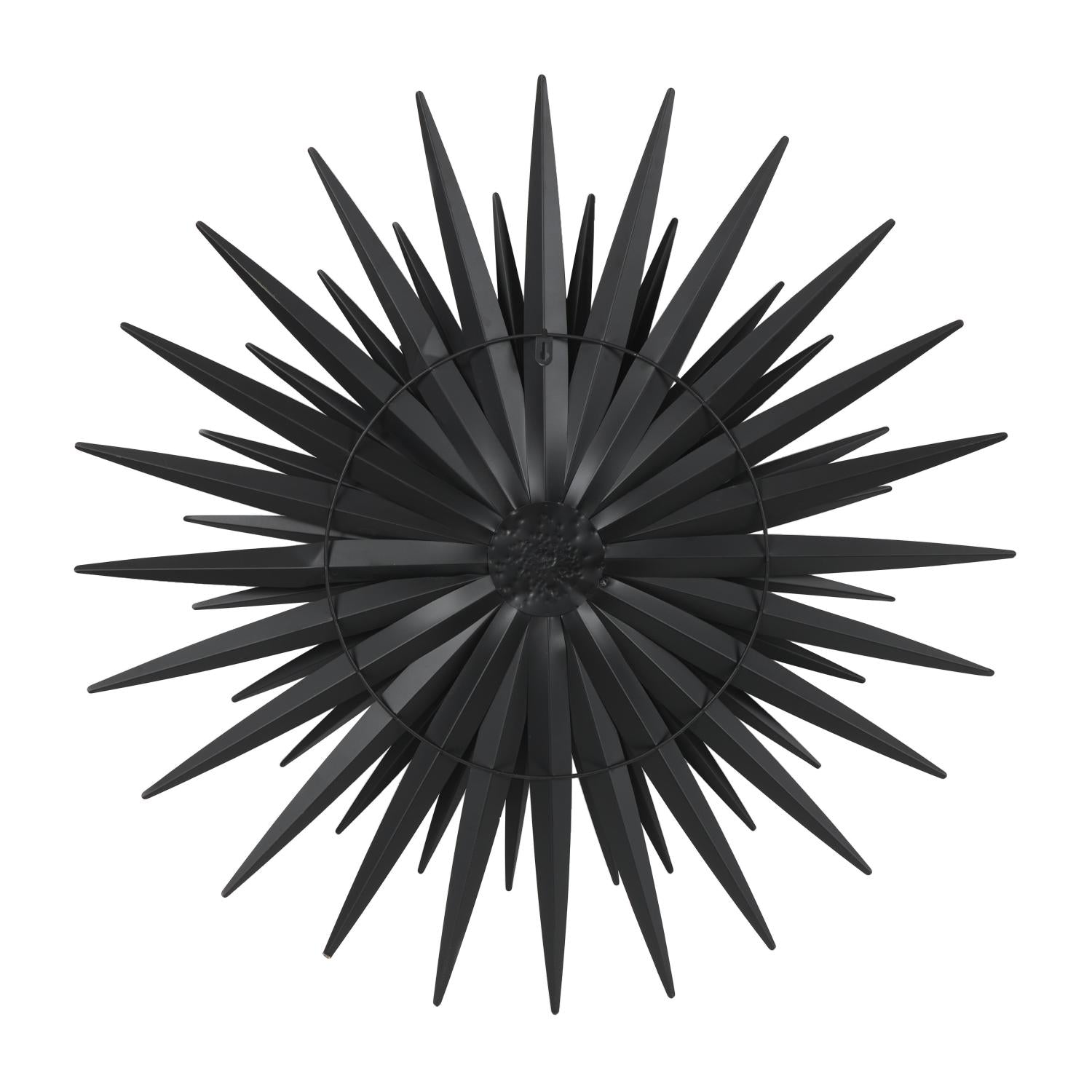 Apliques 90X90X6 Negro Flor