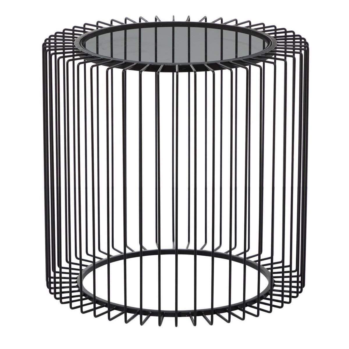 Mesa Auxiliar Fler 50X50X48 Negro Metal