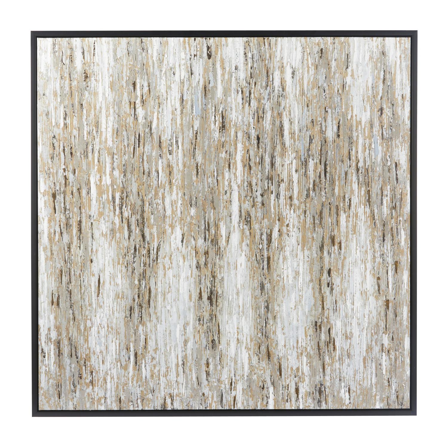 Cuadro Decorativo 126X126 Multicolor Abstracto