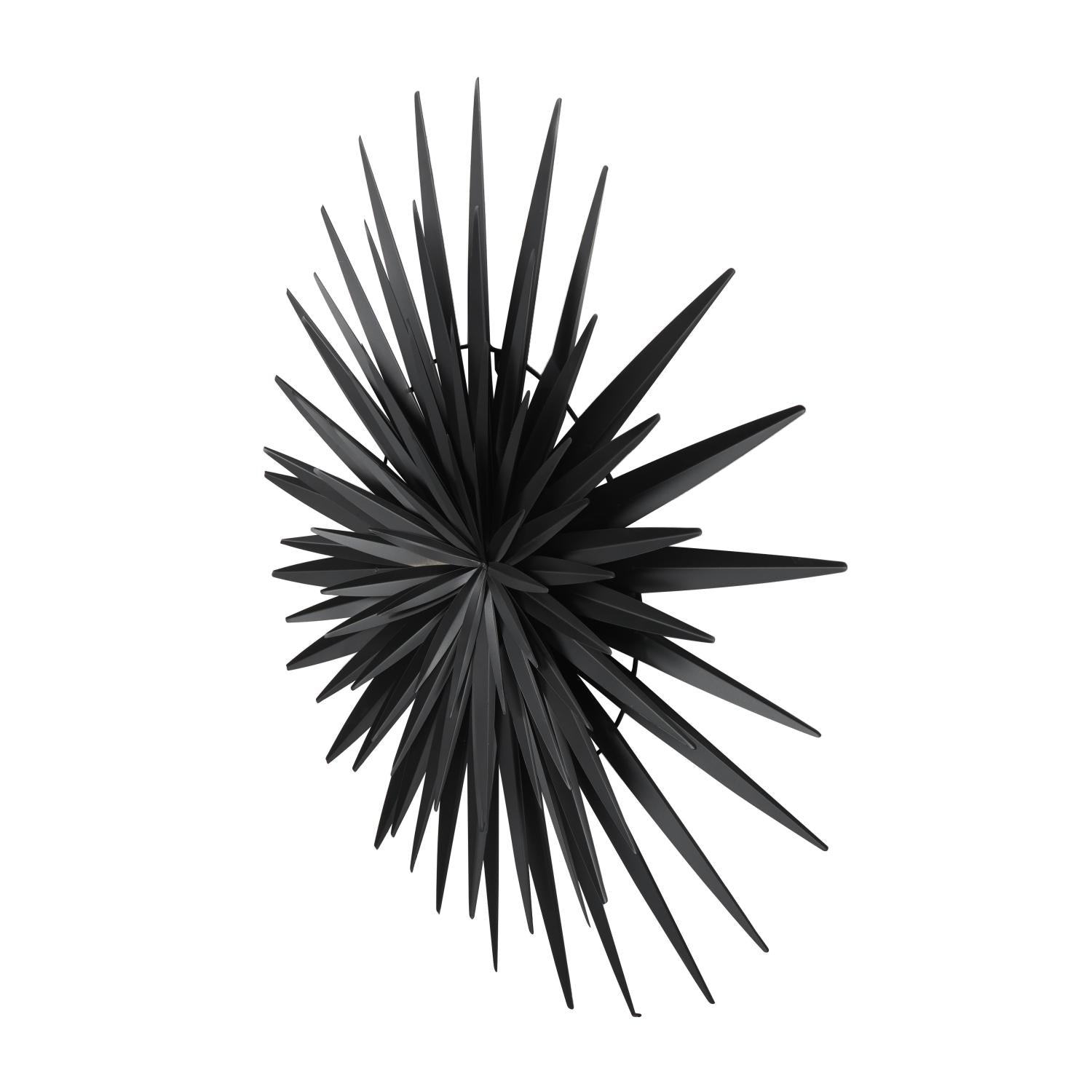 Apliques 90X90X6 Negro Flor
