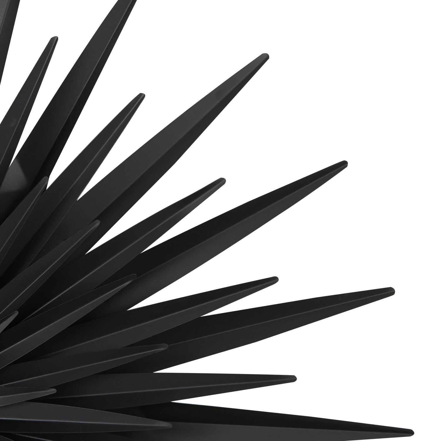 Apliques 90X90X6 Negro Flor